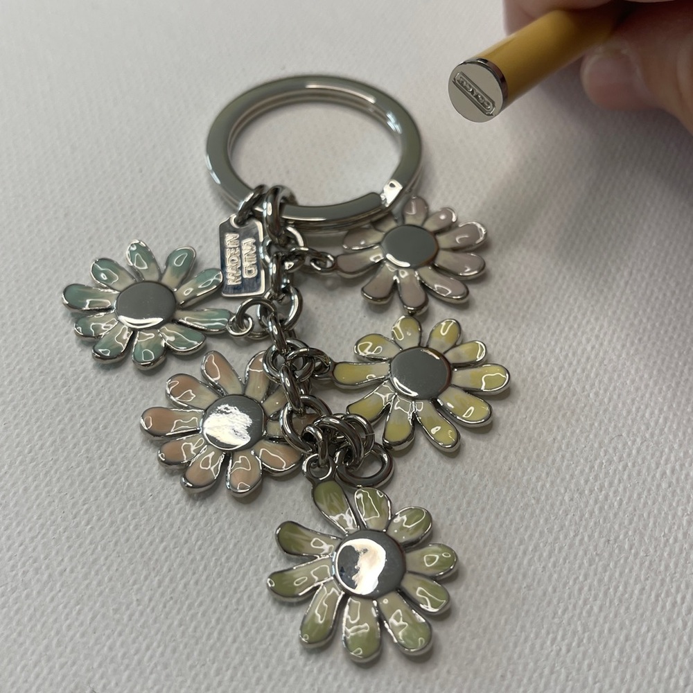 Coach Daisy Keychain and Coach Pen Set in Pastel Hues - Picture 4 of 5